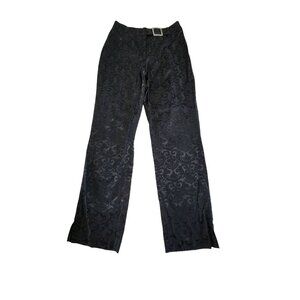 Willi Smith Jacquard Womens Pants Small Black